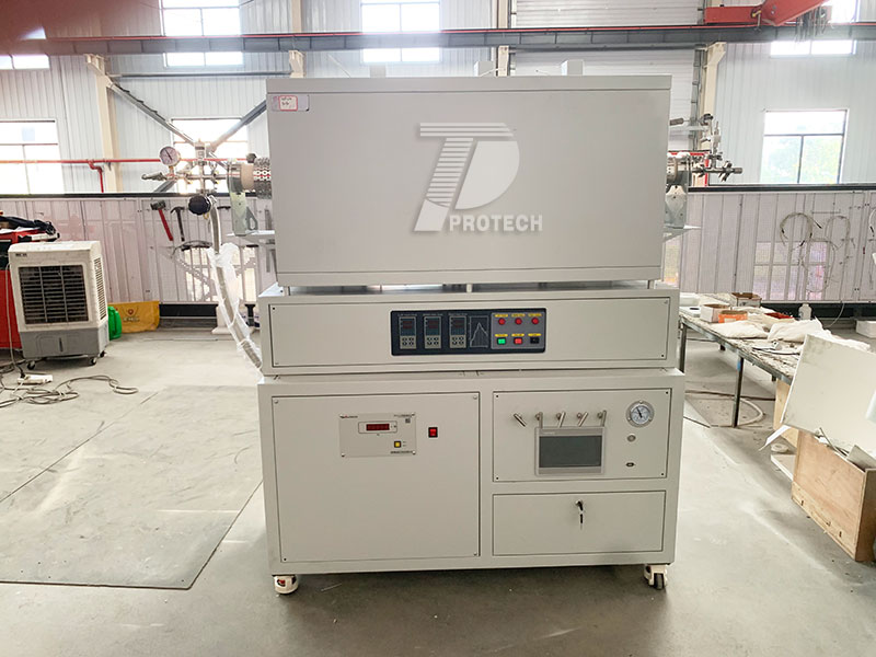 Customized three temperature zone CVD tube furnace (click on the image to view product details)