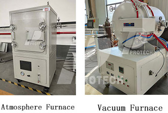 What is the difference between a vacuum furnace and an atmosphere furnace?