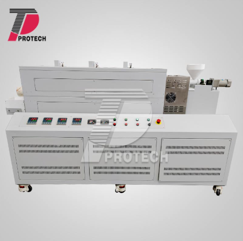 Three-temperature zone rotary tube furnace