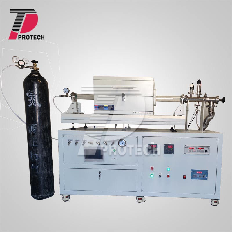 PT-TCVD1100-S60CK2 Dual temperature zone slide type CVD System