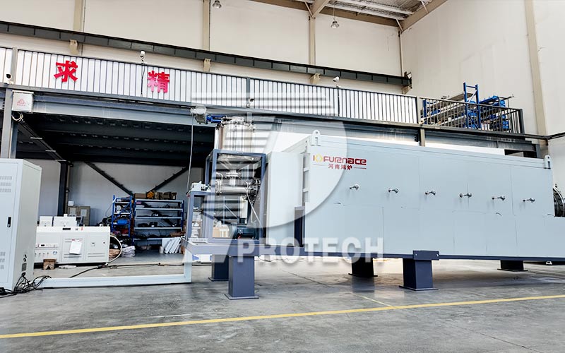 Pilot-scale inclined rotary kiln