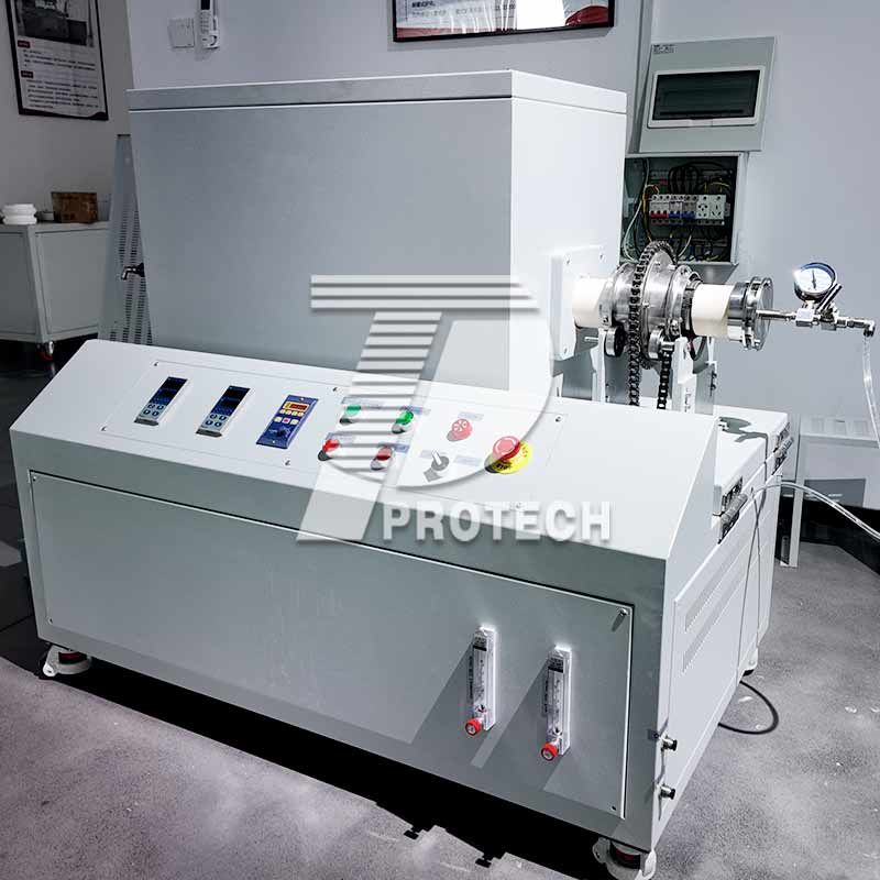 Rotary tilt tube furnace