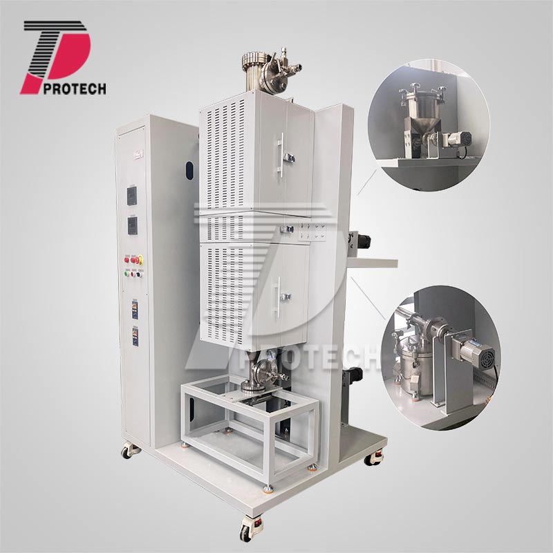 PT-TL1000-S100 Continuous fluidized bed vertical tube furnace