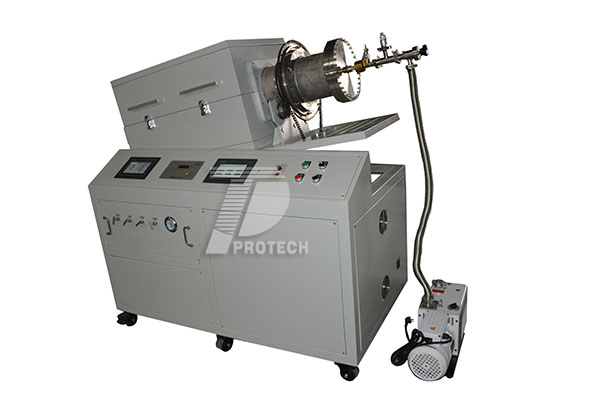 Vacuum atmosphere rotary tube furnace (click on the picture to view product details)